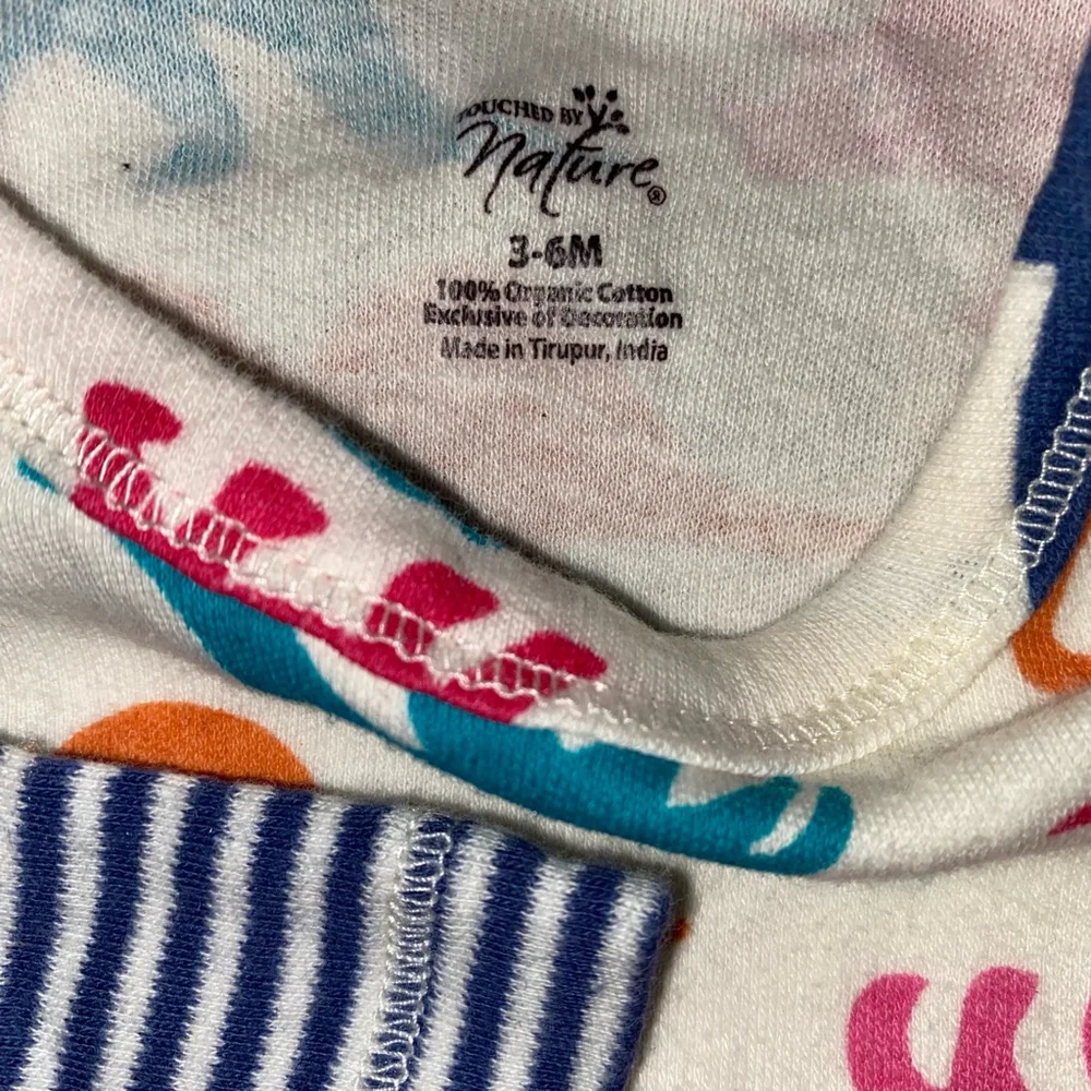 Organic Cotton Baby Dresses Set of 2 Touched by Nature Size 3-6 months